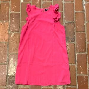 fab'rik Pink Ruffle Sleeve Dress